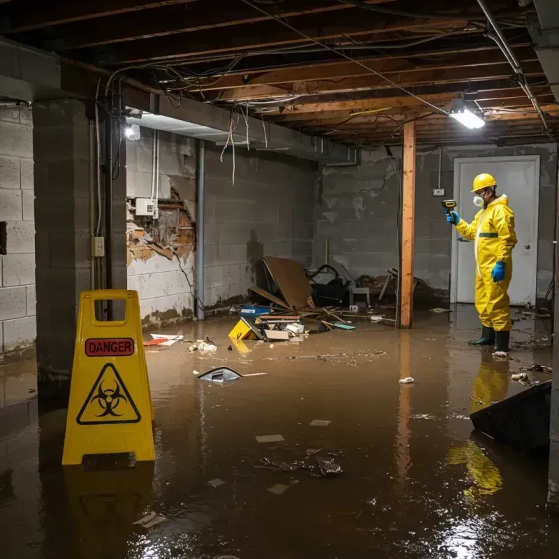 Flooded Basement Electrical Hazard in San Tan Valley, AZ Property